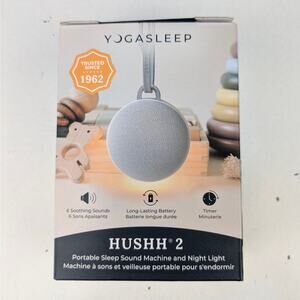 Yoga Sleep HUSHH 2 Portable Sound Machine & Night Light NEW